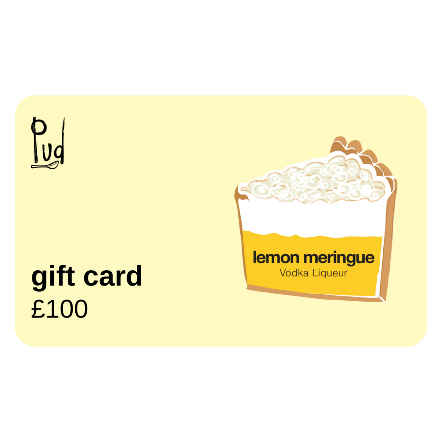 £100 Gift voucher pud drinks