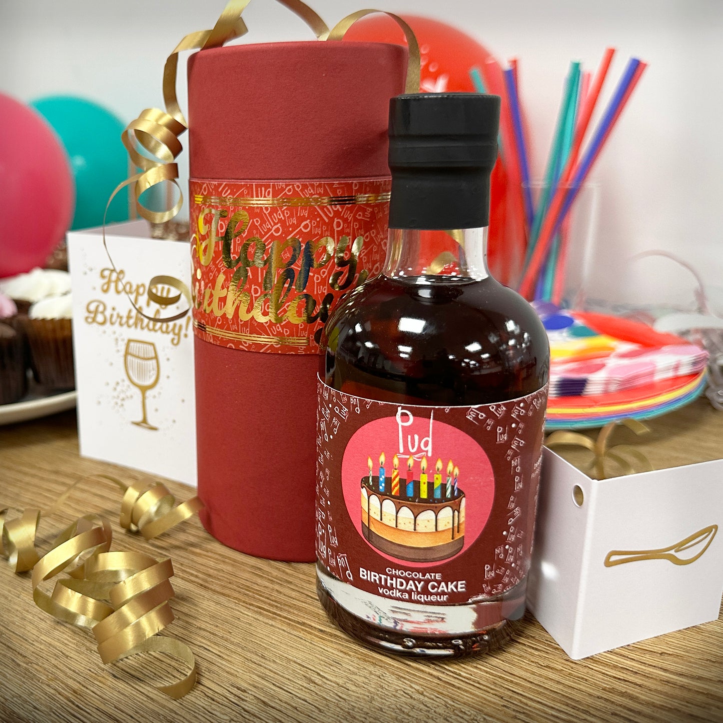 Chocolate Birthday Cake flavoured Pud