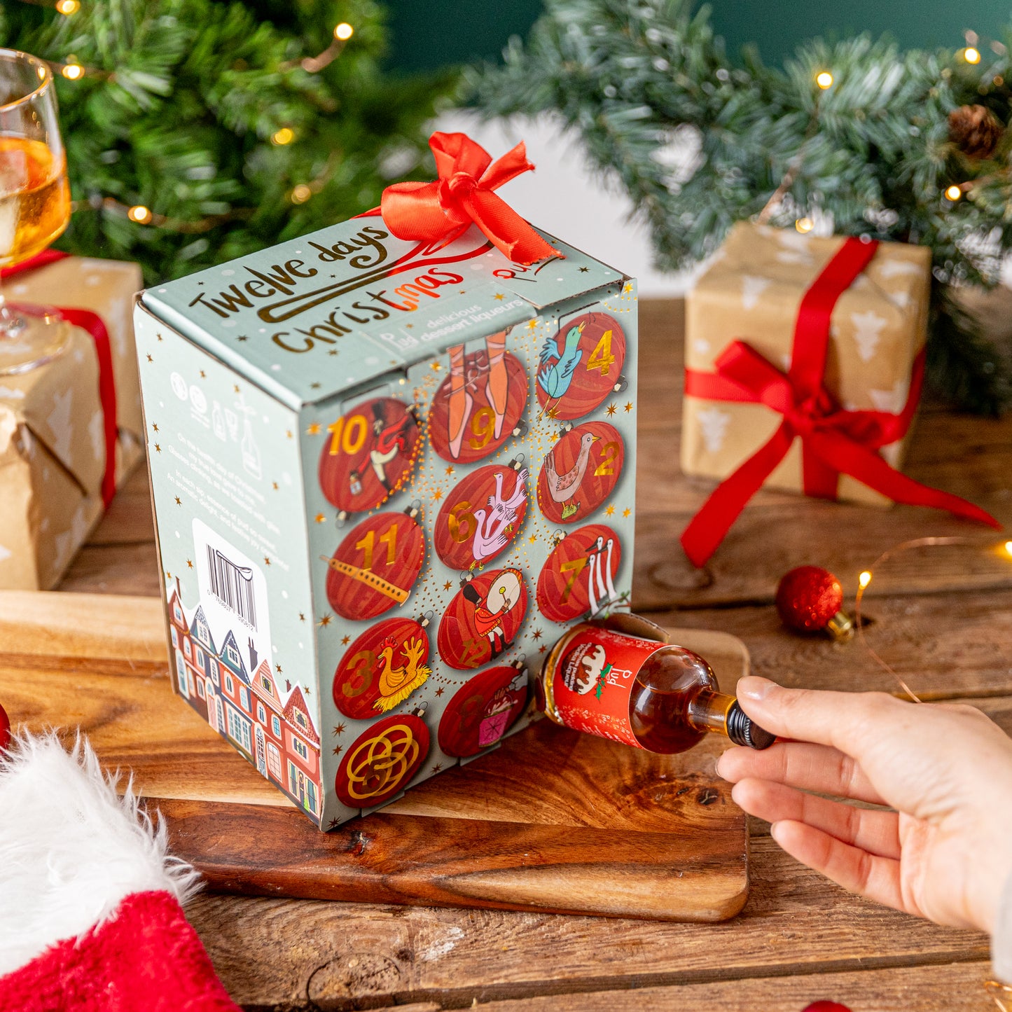 2024 Pud 12 Days Of Christmas Vodka Liqueur Gift Box (12 x 5cl)