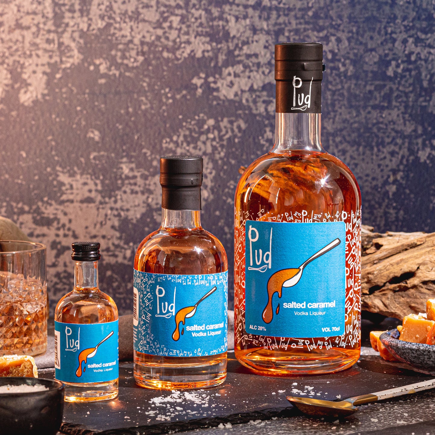 Pud Salted Caramel Vodka Liqueur 5cl