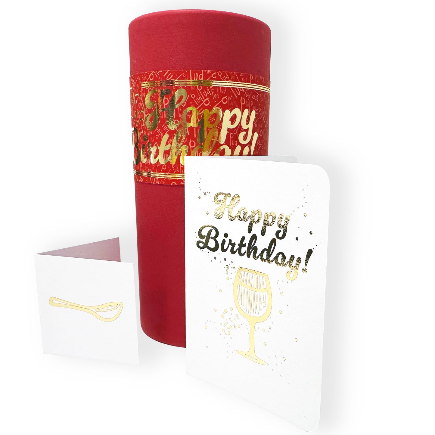 GIFT READY  Birthday Cake Flavoured Pud, with gift box and handwritten birthday card