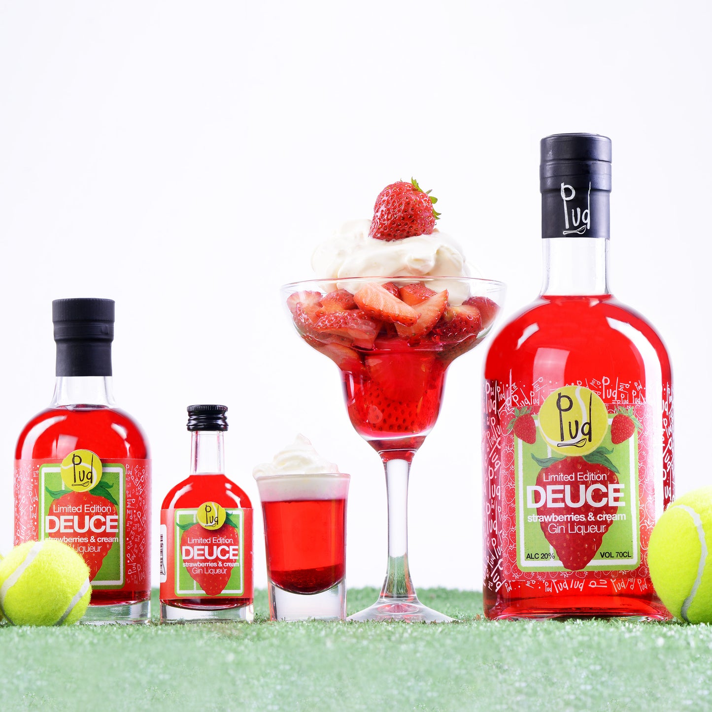 Pud Deuce Strawberries & Cream Gin Liqueur 70cl